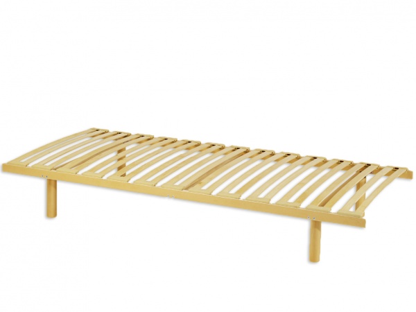 Lattenbodem met houten latten en poten, verkrijgbaar bij Belga Meubel in Brugge