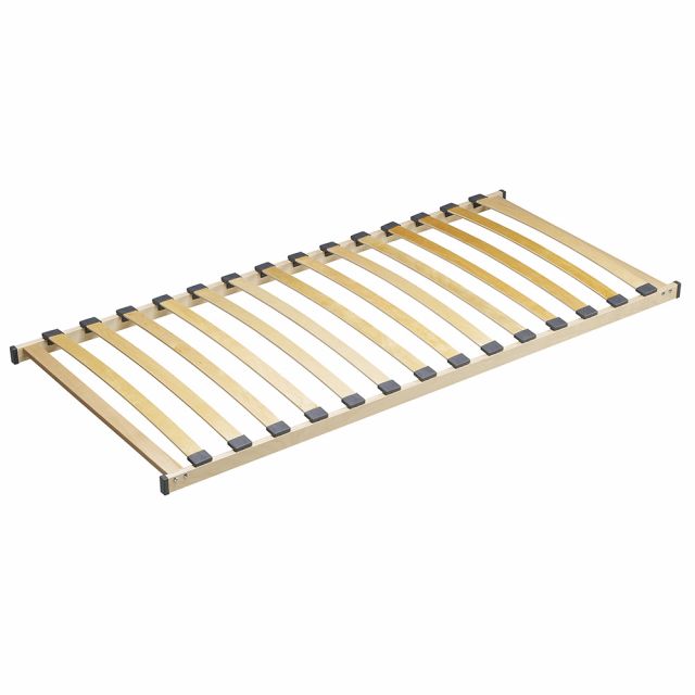 Lattenbodem met houten latten en metalen frame verkocht door Belga Meubel in Brugge